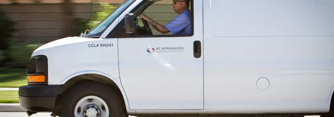 KIC Refrigeration service vehicle serving Silverthorne area